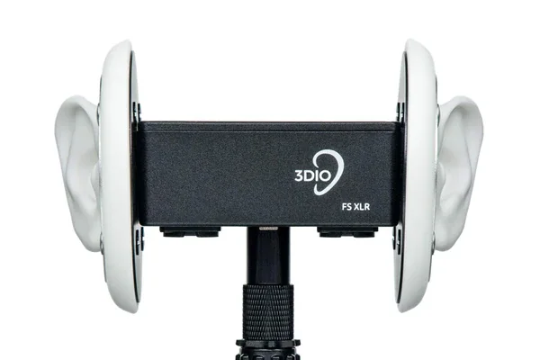 3Dio Free Space XLR binaural microphone with two silicone ears