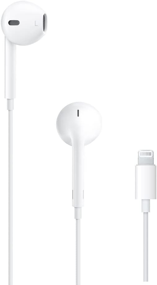 White Apple EarPods with Lightning connector